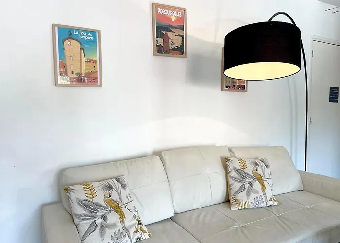 Apartman Matignon T3 6 Personnes Climatise Parking Hyères